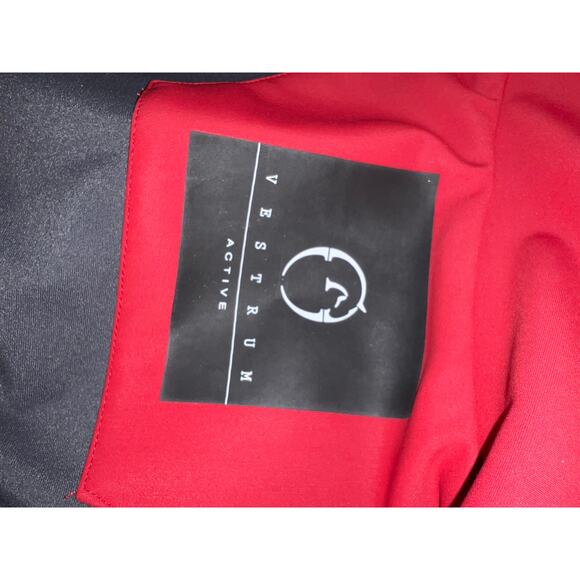 Morzine Vestrum Women’s Jacket Small Red Logo Zip Up Equestrian New No Tags - Picture 4 of 7